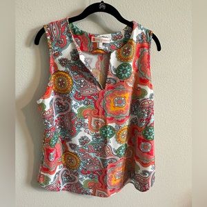 Jude Connally Ali sleeveless top, floral paisley